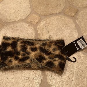 Brand new DKNY furry headband